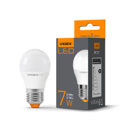 LED bulb G45e 7W E27 3000K 220V (VL-G45e-07273) VIDEX