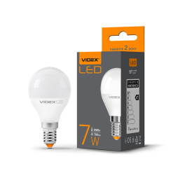 LED bulb G45e 7W E14 3000K 220V (VL-G45e-07143) VIDEX