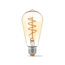 LED bulb ST64FASD 5W E27 2200K 198-242V bronze Filament (VL-ST64FASD-05272) VIDEX