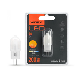 LED lamp G4e 2W G4 4100K 220V (VL-G4e-02224) VIDEX