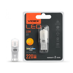 LED lamp G9e 2.5W G9 4100K 220V (VL-G9e-25224) VIDEX