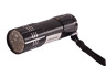 Ultraviolet flashlight 2*R03, 9 UV LED LMF9311 black Lemanso