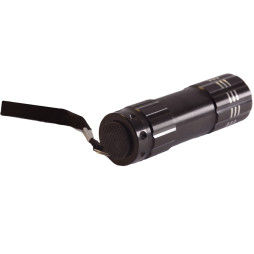 Ultraviolet flashlight 2*R03, 9 UV LED LMF9311 black Lemanso