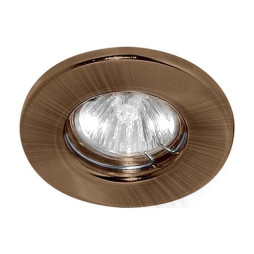 Built-in luminaire Feron DL10 under the lamp antique copper