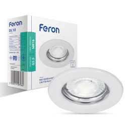 Built-in luminaire Feron DL10 under the lamp white