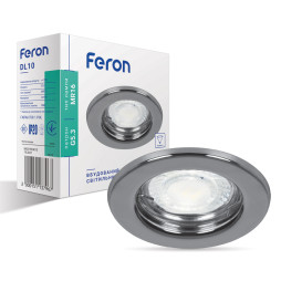 Built-in luminaire Feron DL10 under the lamp chrome