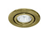 Built-in luminaire Feron DL11 under the lamp antique gold