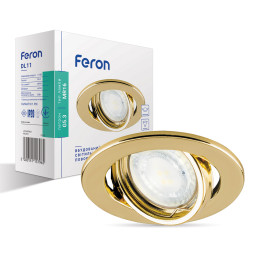 Built-in lamp Feron DL11 gold