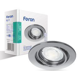 Built-in luminaire Feron DL11 under the lamp chrome