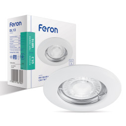 Built-in luminaire Feron DL13 under the lamp white