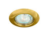 Built-in luminaire Feron DL13 under the lamp gold