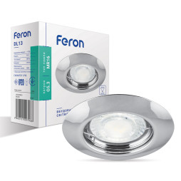 Built-in luminaire Feron DL13 under the lamp chrome
