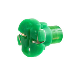 LED car lamp T5-B4.2-COB green 12V LEDUA
