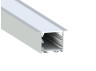 Aluminum profile for LED strips AL-17 2 meters anodized mortise ceiling LEDUA