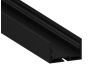 Aluminum profile for LED strip AL-23-1 3 meters black overhead hanging LEDUA