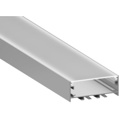 Aluminum profile for LED strip AL-96 3 meters anodized overhead suspended "In places deformation" LEDUA