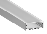 Aluminum profile for LED strip AL-96 3 meters anodized overhead suspended "In places deformation" LEDUA