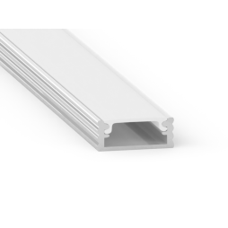 Aluminum profile for LED strip AL-02-4 1 meter anodized overhead LEDUA