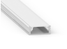 Aluminum profile for LED strip AL-02-4 1 meter anodized overhead LEDUA