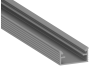 Aluminum profile for LED strip AL-02-4 2 meters anodized overhead LEDUA