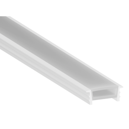 Silicone profile for LED strip 25x10 1 meter recessed SP-6 IP67 without a thread (100m in a reel) LEDUA