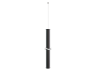 LED pendant lamp linear round vertical "N30-1000" 220V 27W 7200lm 6000k black LEDUA