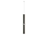 LED pendant lamp linear round vertical "N30-1500" 220V 40.5W 10800lm 4000k black LEDUA
