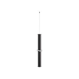 LED pendant lamp linear round vertical "N30-2000" 220V 54W 14400lm 6000k black LEDUA