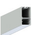 Aluminum profile for LED strip AL-62 2 meters anodized suspended/surface mounted LEDUA