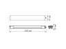 LED lamp with linear lighting VIDEX IP65 40W 1.2M 5000K