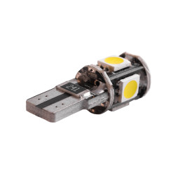 LED car lamp T10-5050-5smd white 12V LEDUA