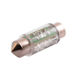 LED car lamp S10-36mm-4pcs round LED white 12V LEDUA