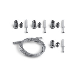 Cable, mounting kit for suspended mounting of LED panels 4pcs