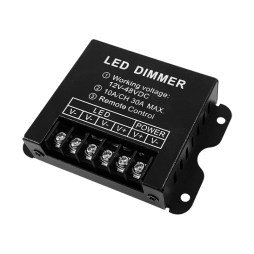 Dimmer DC12-48V (10A 3 channels) black D-30A-RF23-B OEM