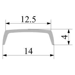 AL-36-1 Opal matte diffuser 2m LEDUA