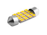 LED car lamp S85-36mm-16smd 2835 white 12V LEDUA