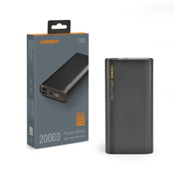 Power bank 20000mAh VIDEX VPB-320 22.5W Black