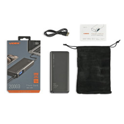 Power bank 20000mAh VIDEX VPB-323 130W PD100W +Display
