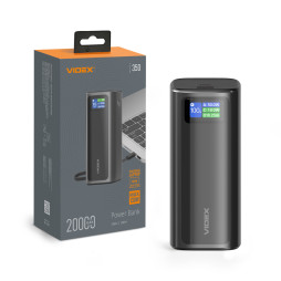Power bank 20000mAh VIDEX VPB-350 130W PD100W +Display