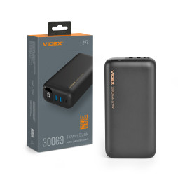 Power bank 30000mAh VIDEX VPB-297 22.5W Black