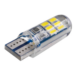 LED car lamp T10-4014-15smd S white 12V LEDUA