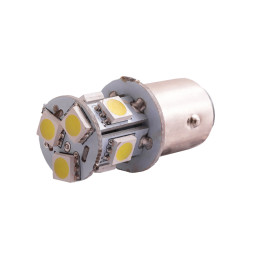 LED car lamp T25-5050-8SMD 1157 white 24V LEDUA