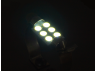 LED car lamp S85-36mm-6pcs 5050 white 24V LEDUA