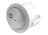 Switch KCD1-101-5;on-off 2pin round white LEDUA