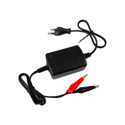 Automatic charger 100-240V for battery 12V - DC 13.8 V/1.3A+crocodiles LM40405 Lemanso