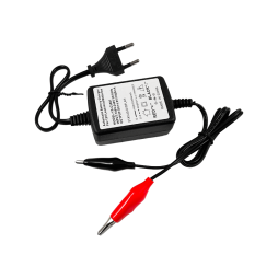 Automatic charger 100-240V for battery 12V - DC 13.8 V/1.3A+crocodiles LM40405 Lemanso