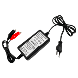 Automatic charger 100-240V for battery 12V - DC 13.8 V/3A+crocodiles LM40406 Lemanso