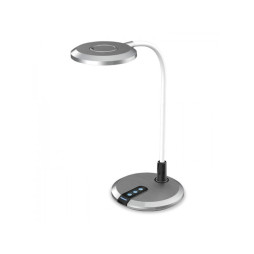 LED table lamp DE1731 8W 220V 3000K-4000K-6000K silver