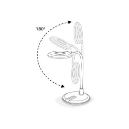 LED table lamp DE1731 8W 220V 3000K-4000K-6000K black