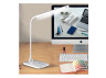 LED table lamp DE1732 6W 220V 3000K-4000K-6000K white, dimmable (39*13*38cm)